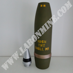 OGIVE OBUS 105mm ADAPTABLE SUR DOUILLE ORIGINALE (NON FOURNIE)