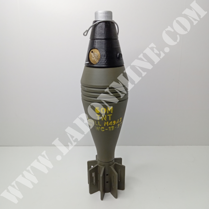 MORTIER 60mm M49A2 OD TETE NOIRE