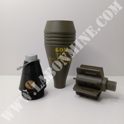 MORTIER 60mm M49A2 OD TETE NOIRE