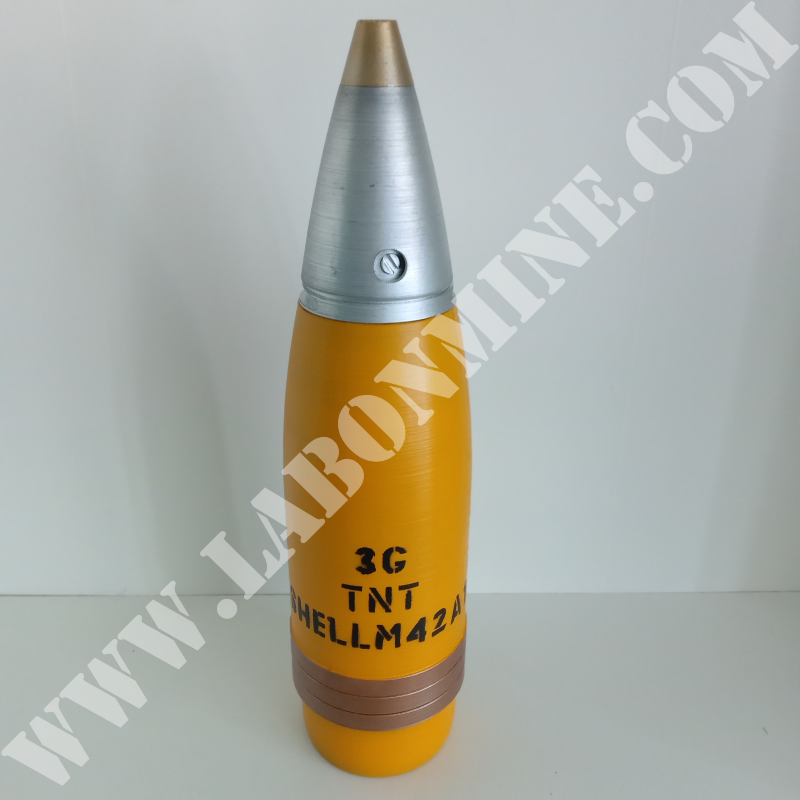 OGIVE OBUS 3inch M42A1 JAUNE ADAPTABLE SUR DOUILLE ORIGINALE (NON FOURNIE)