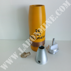 OGIVE OBUS 3inch M42A1 JAUNE ADAPTABLE SUR DOUILLE ORIGINALE (NON FOURNIE)