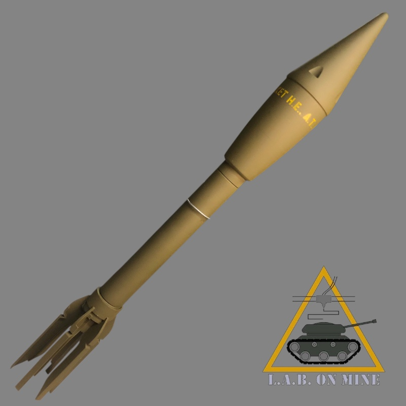 ROQUETTE BAZOOKA M6A1 (RESINE)