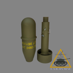 GRENADE A FUSIL M9A1 OD (RESINE)