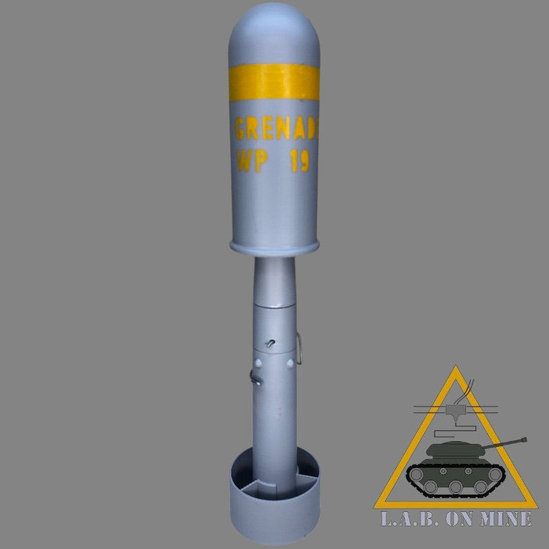 GRENADE A FUSIL SMOKE WP (RESINE)